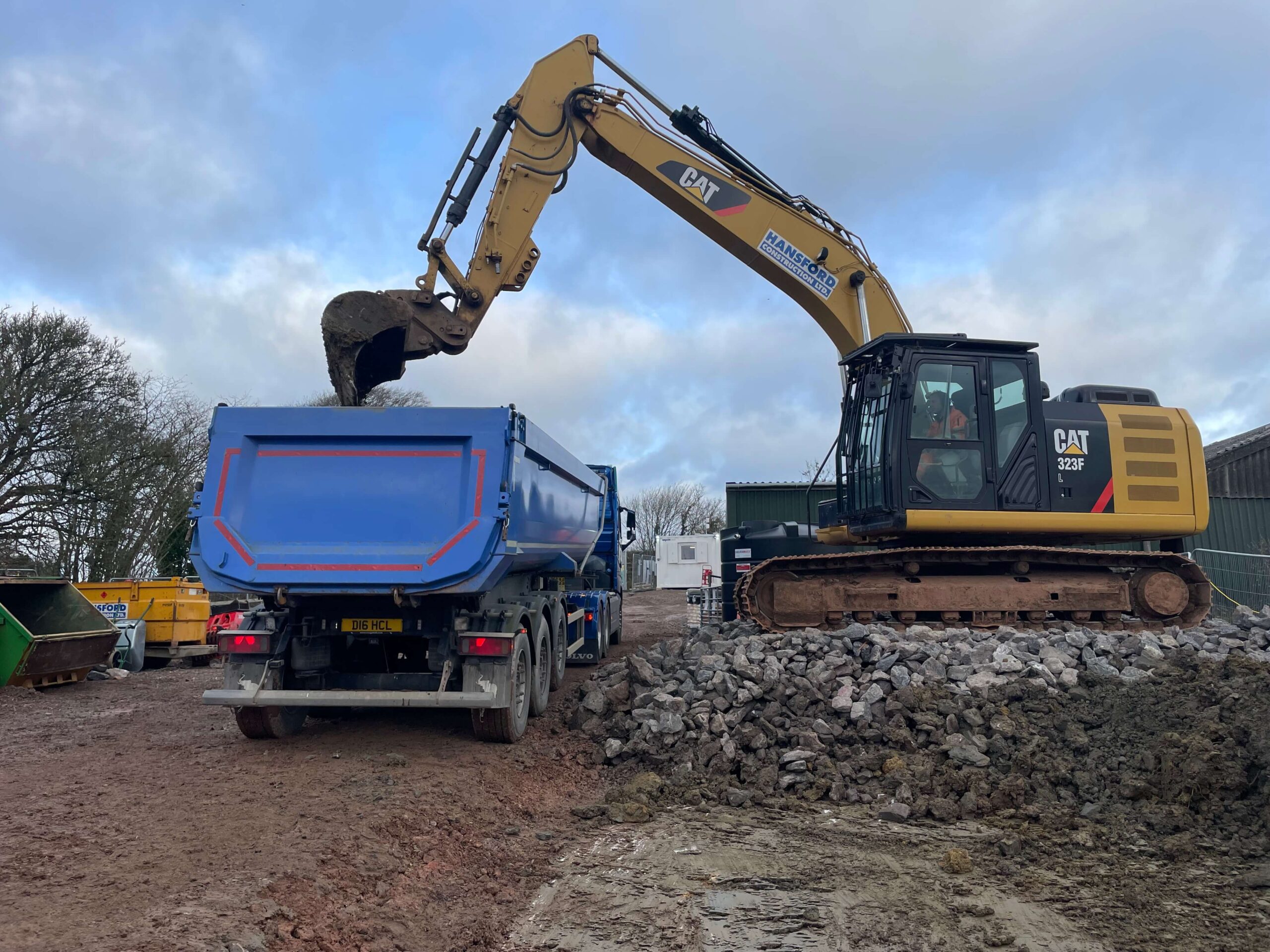 Completed civil engineering and groundwork projects by Hansford Construction across the South West